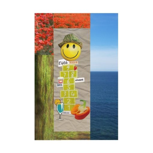 carte double avec poème