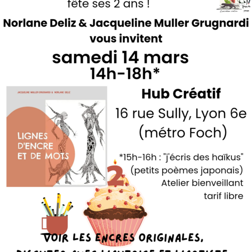 2 ans lignes d'encre et de mots