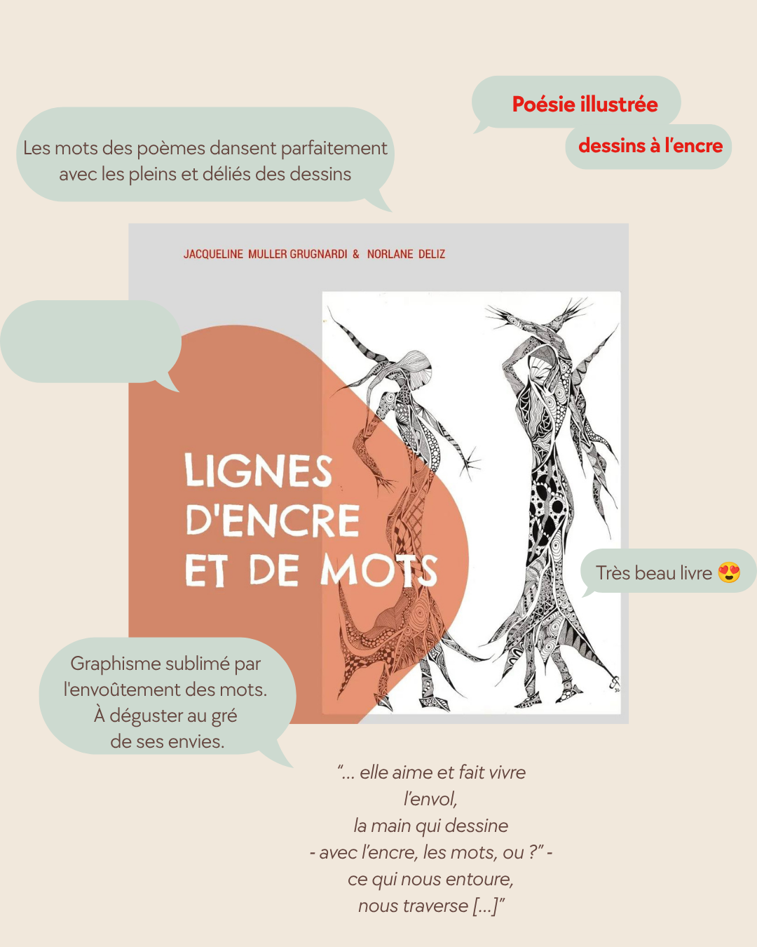 Lignes d'encre et de mots